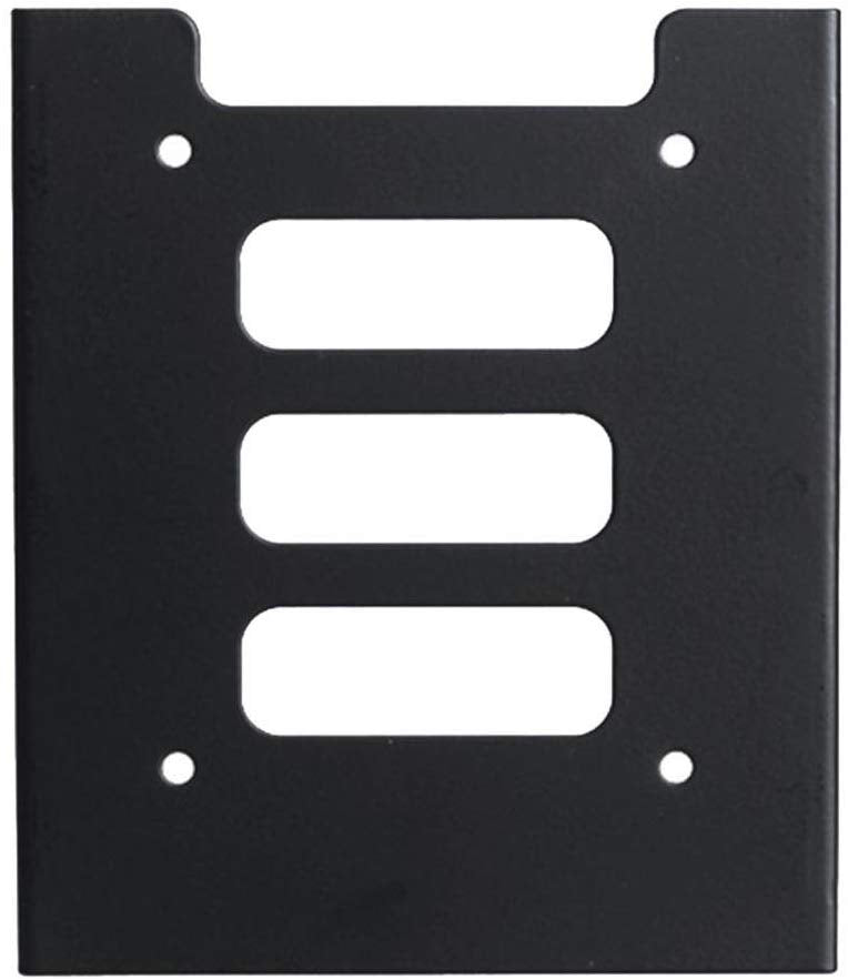 (Pack of 2) RHINORO 2.5'' to 3.5'' Metal SSD HDD Mounting Frames Kits Mount Kit Hard Disk Drive Holder Dock < Screws included >=