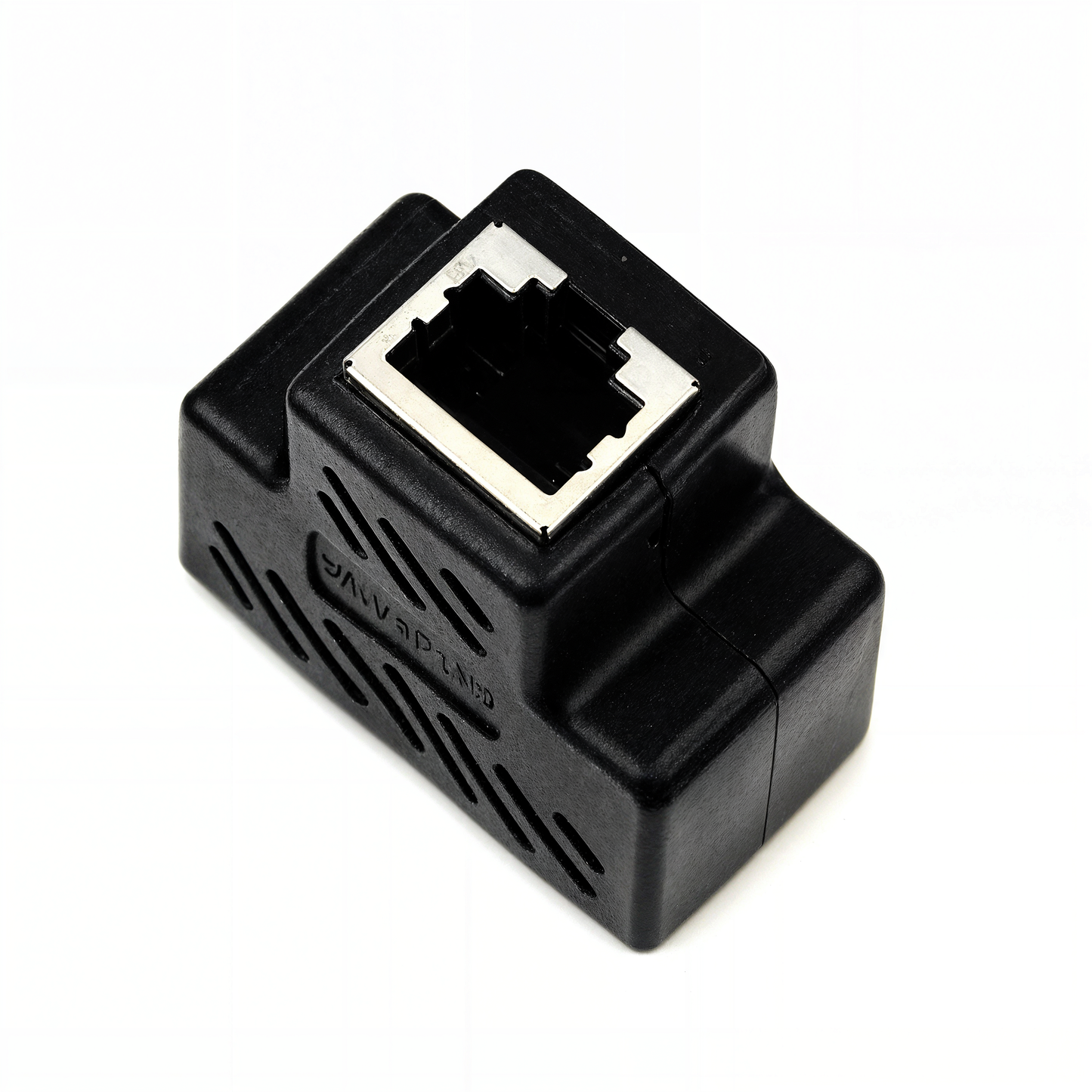(Pack of 2) RJ45 1 to 2 Way Dual Ethernet Network LAN Female F Cable Joiner Coupler Connector Adapter Extender CAT6 CAT5e CAT5