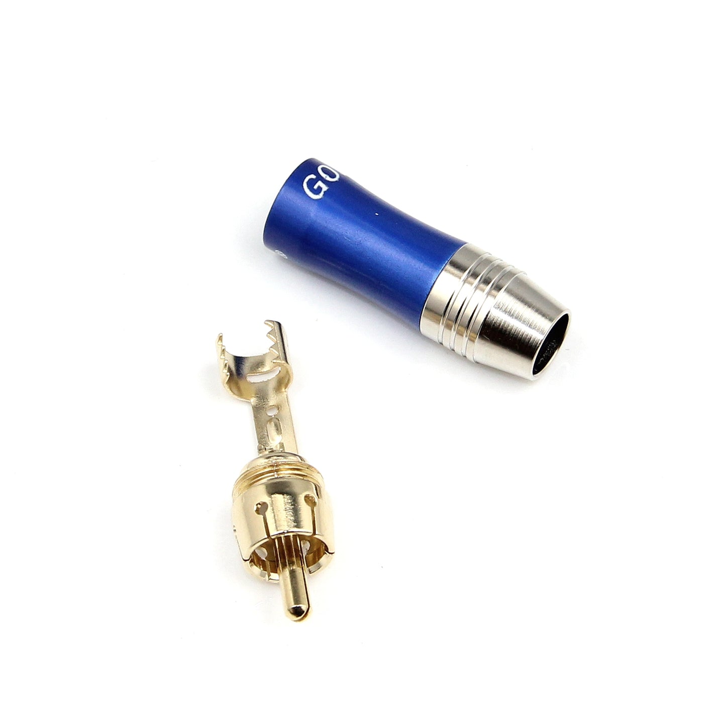 RHINORO 6 pcs (3 Colours Combo) Gold Plated Phono RCA Male Soldering Solder Audio Video Terminal Plugs Connectors